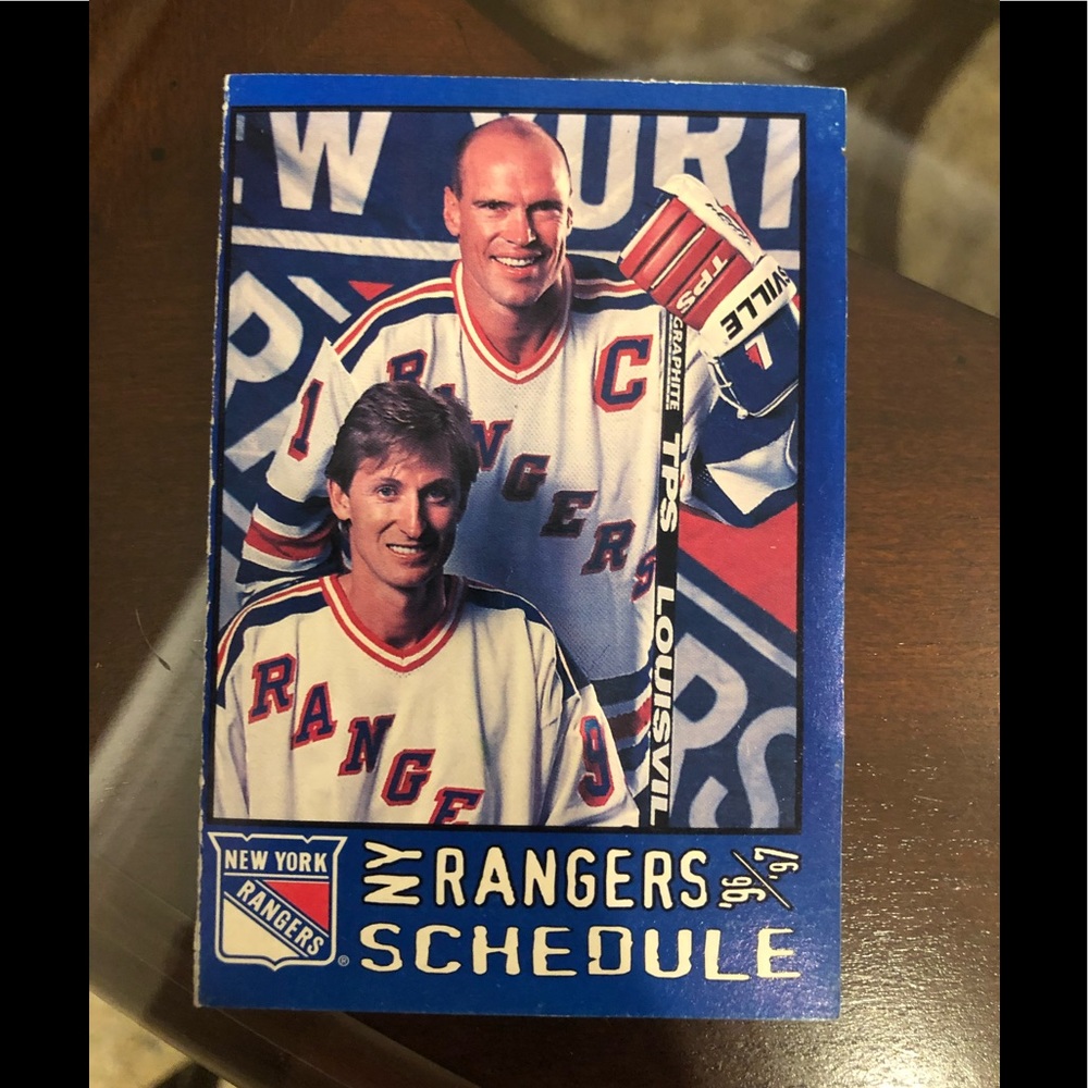 NY Rangers 1996-1997 Game Schedule